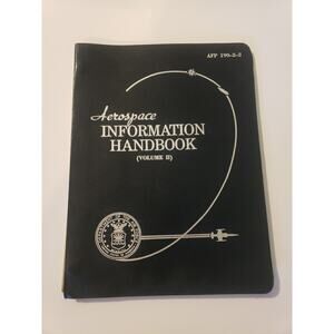 1960s Rare Air Force Aerospace Information Handbook Vol. 2 AFP 1963 60s Military